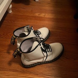 White Dr. Martens size women’s 9
